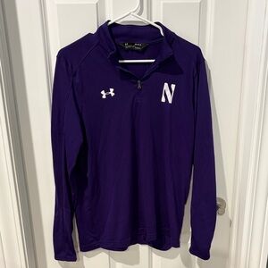 Under Armour Deep Purple Quarter-Zip Top